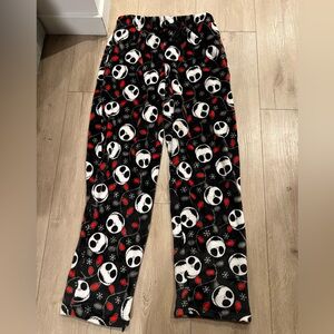 Nightmare Before Christmas Jack Skelton Halloween Pajama Lounge Fleece Pants